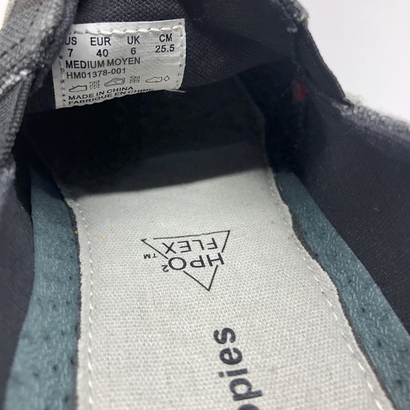 Hush Puppies Men Roadside Slip-On Canvas Black Loafer Shoes Sz 7 - Picture 6 of 12